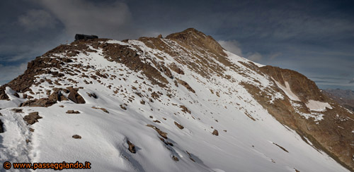 Il rifugio e la vetta